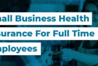 Small business health insurance plans for employees