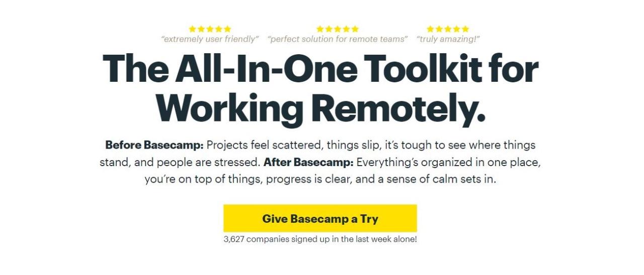 Basecamp crm