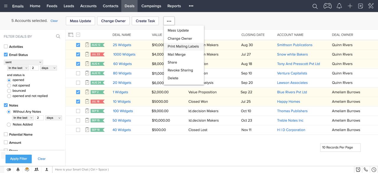 Crm programs