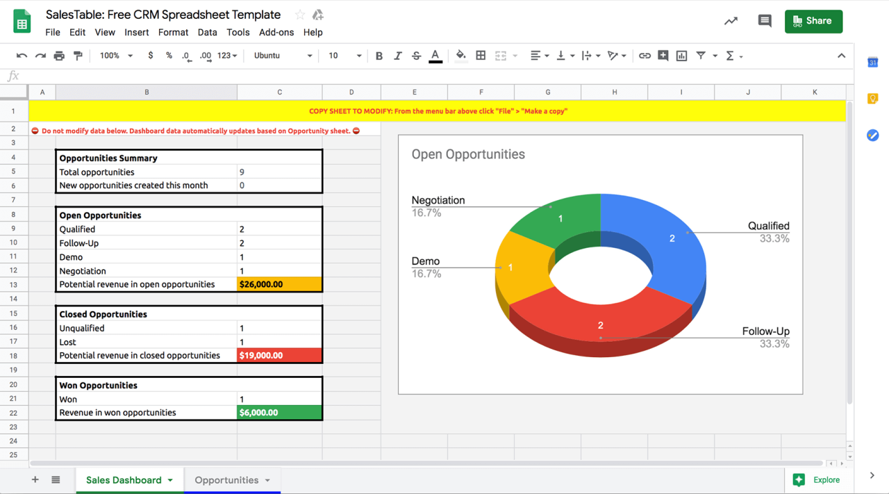 The Best Google Sheets CRM Free Template [+ How To Use]