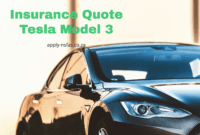 Best auto insurance for tesla model 3