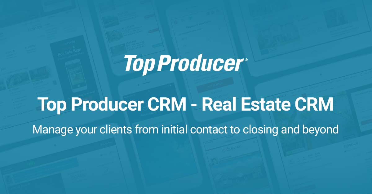 Top producer crm pricing