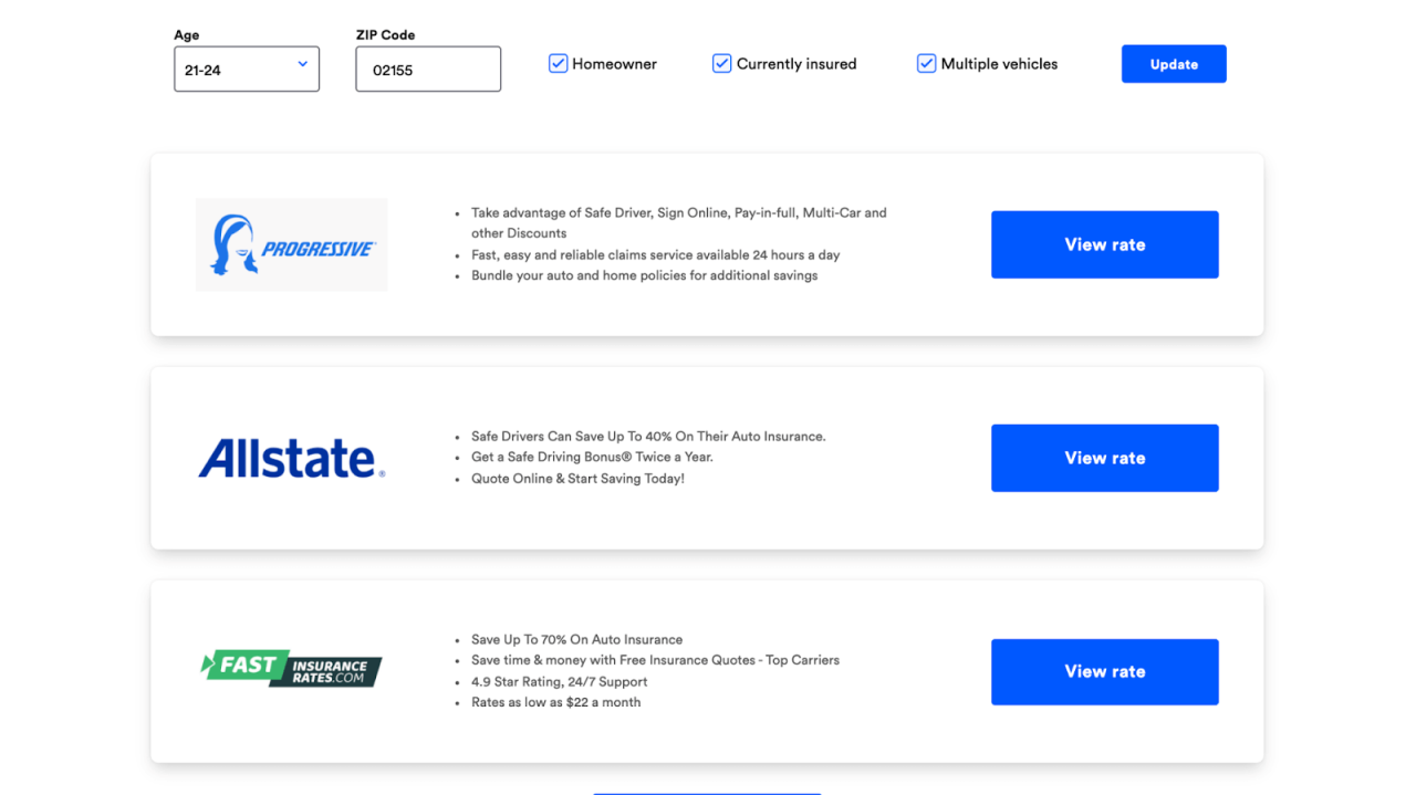 Best place to compare auto insurance