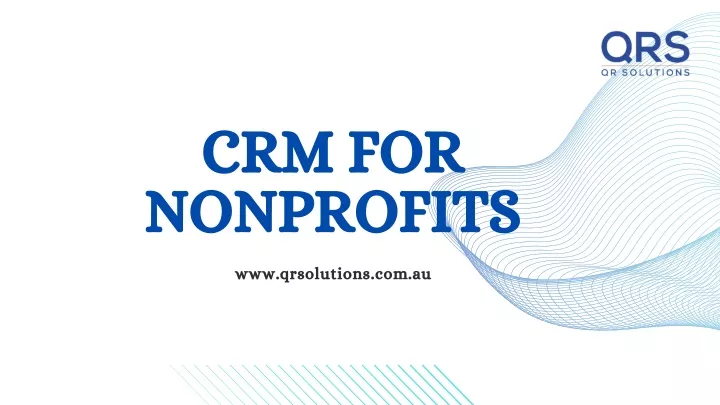 Free crm for nonprofits