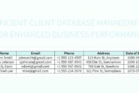 Free Client Database Templates For Google Sheets And Microsoft Excel ...