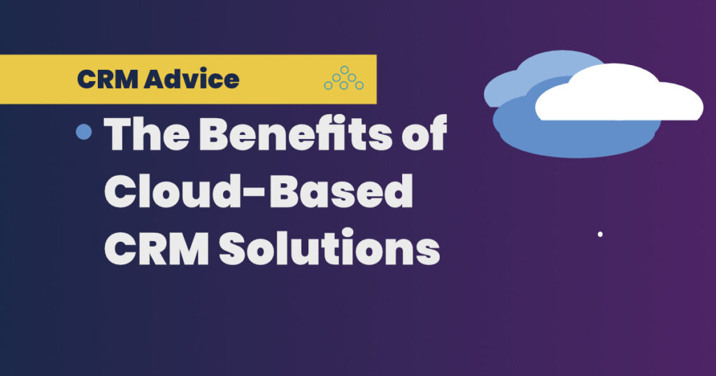 Cloud based crm