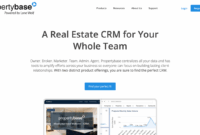 Crm system for real estate