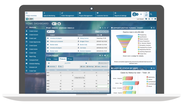 Accounting crm software