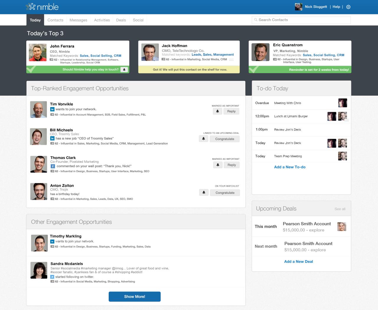 Nimble crm software no quote price hassle selection obligation simplify below custom information just